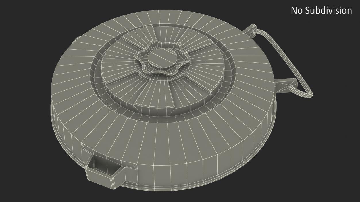 Tellermine 42 Anti-tank Landmine 3D