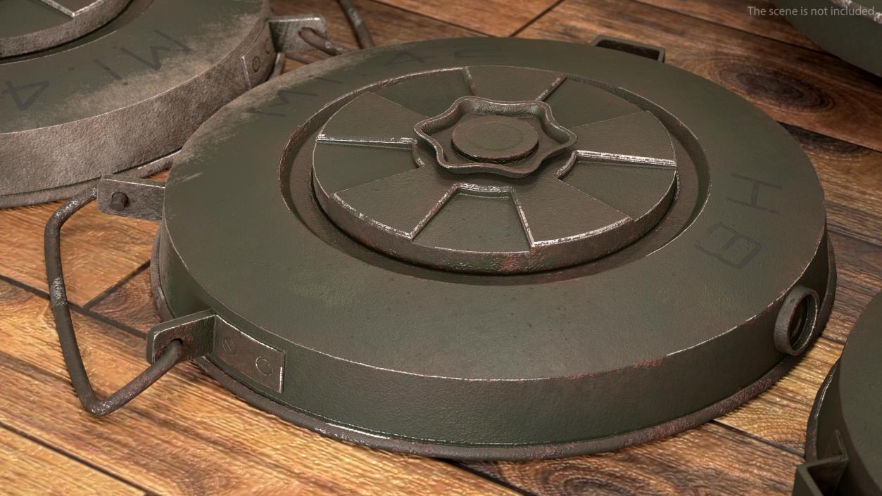 Tellermine 42 Anti-tank Landmine 3D