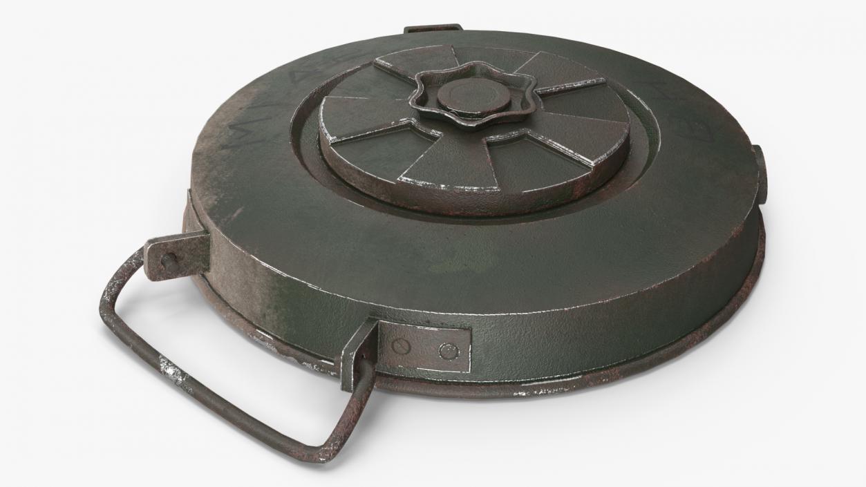 Tellermine 42 Anti-tank Landmine 3D