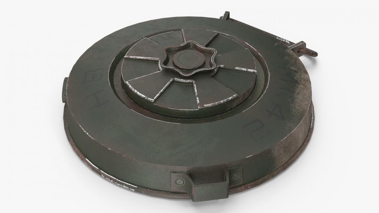 Tellermine 42 Anti-tank Landmine 3D