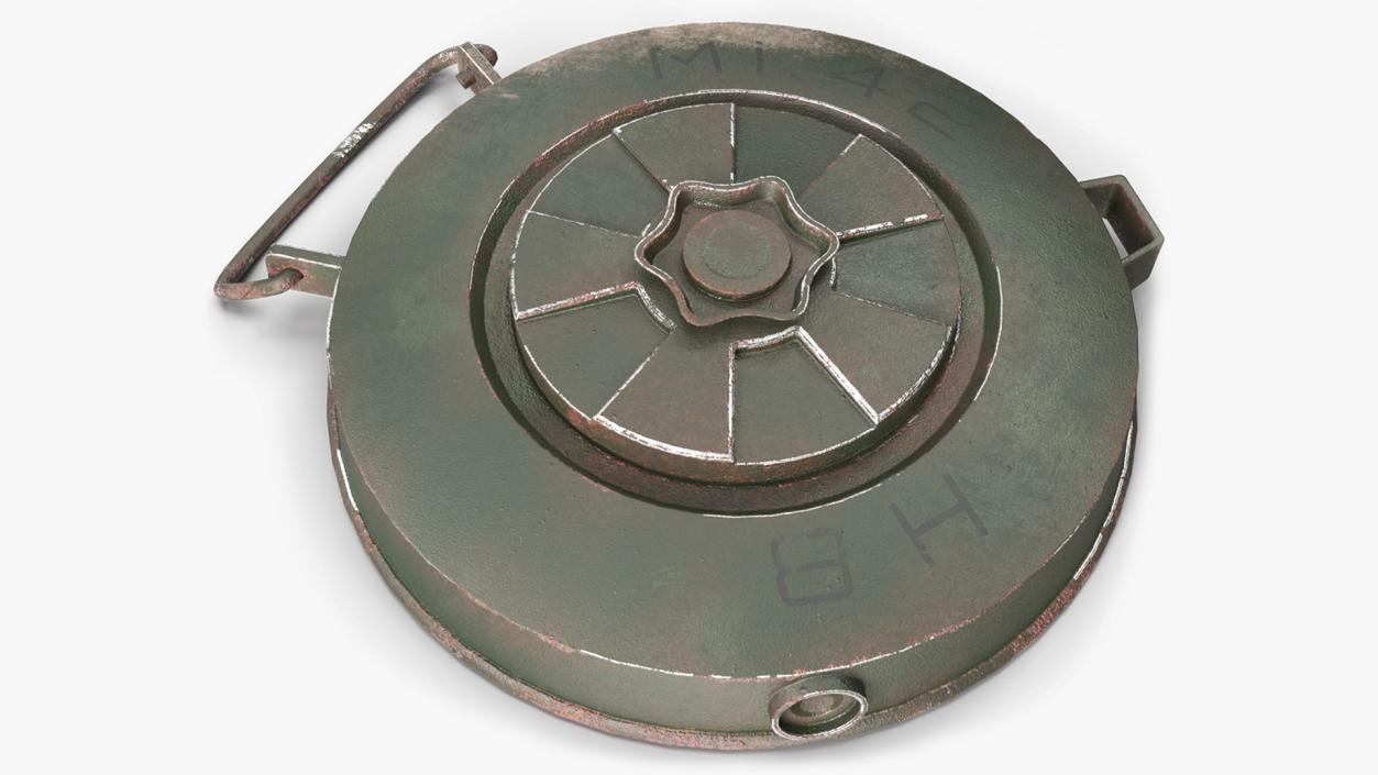 Tellermine 42 Anti-tank Landmine 3D