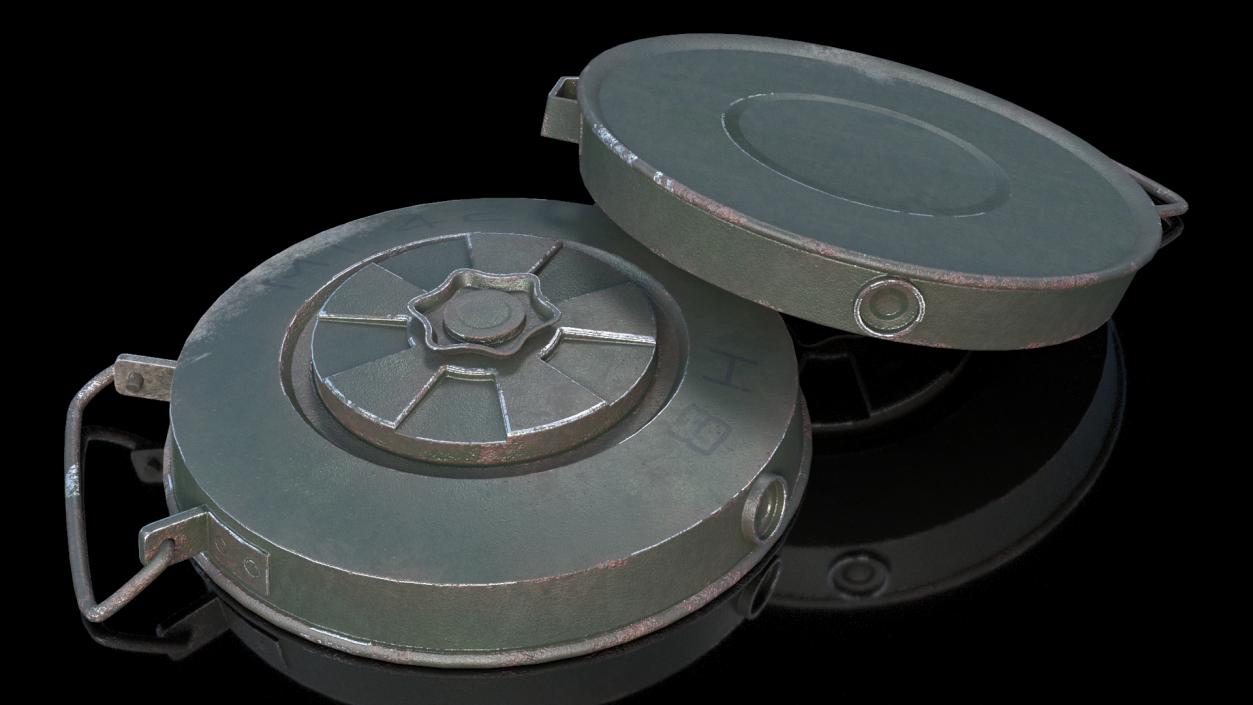 Tellermine 42 Anti-tank Landmine 3D