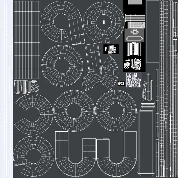 3D Slat Chain Spiral Conveyor