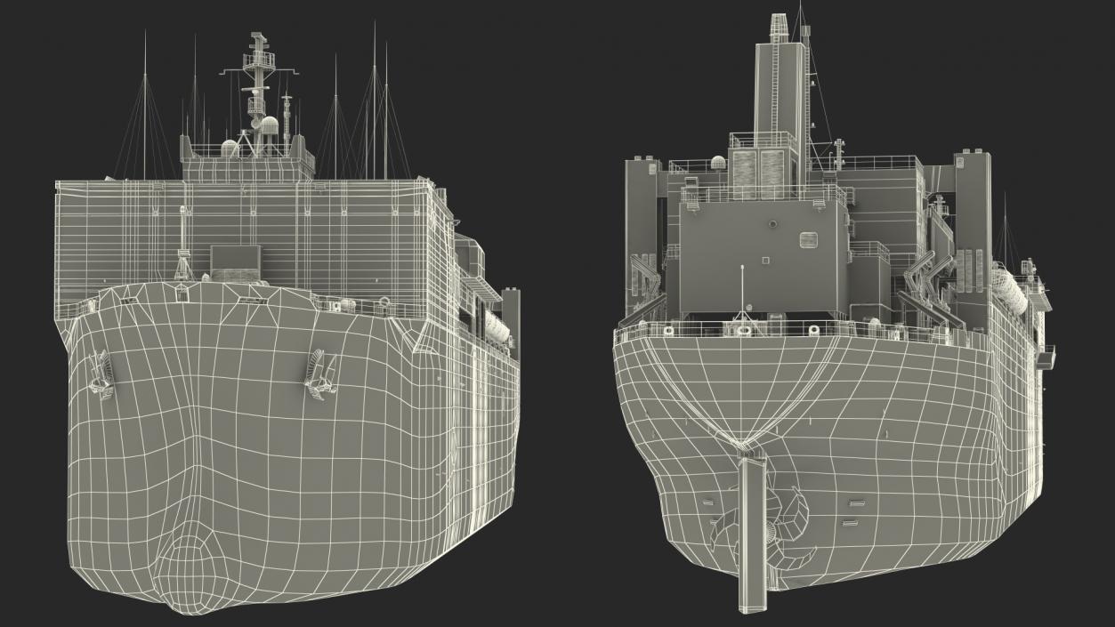 US Navy Hospital Ship Mercy 3D