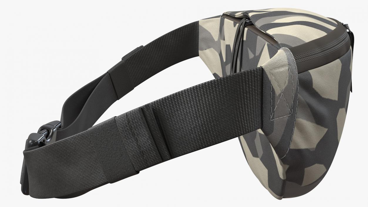 Polyester Waist Bag Camo 3D model