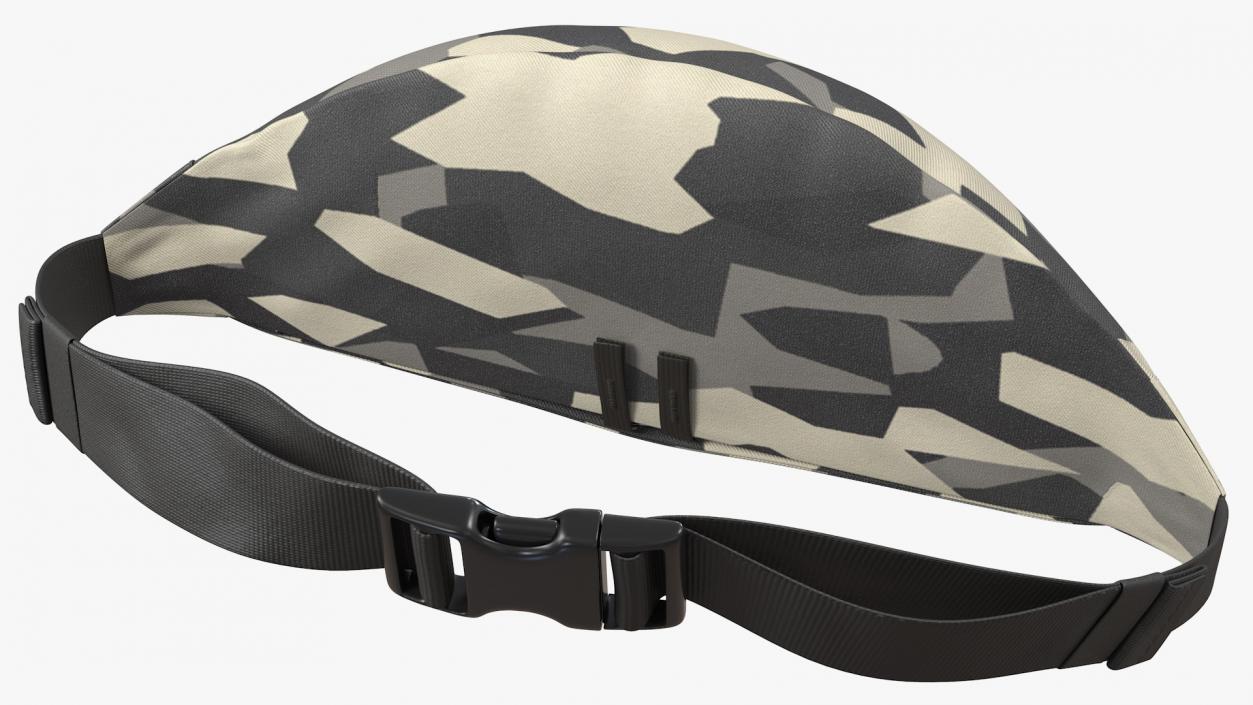 Polyester Waist Bag Camo 3D model