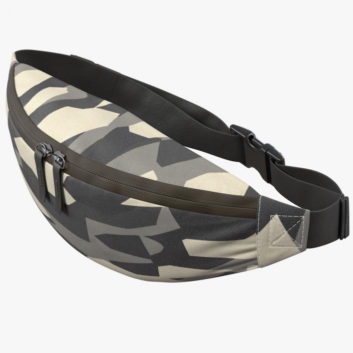 Polyester Waist Bag Camo 3D model