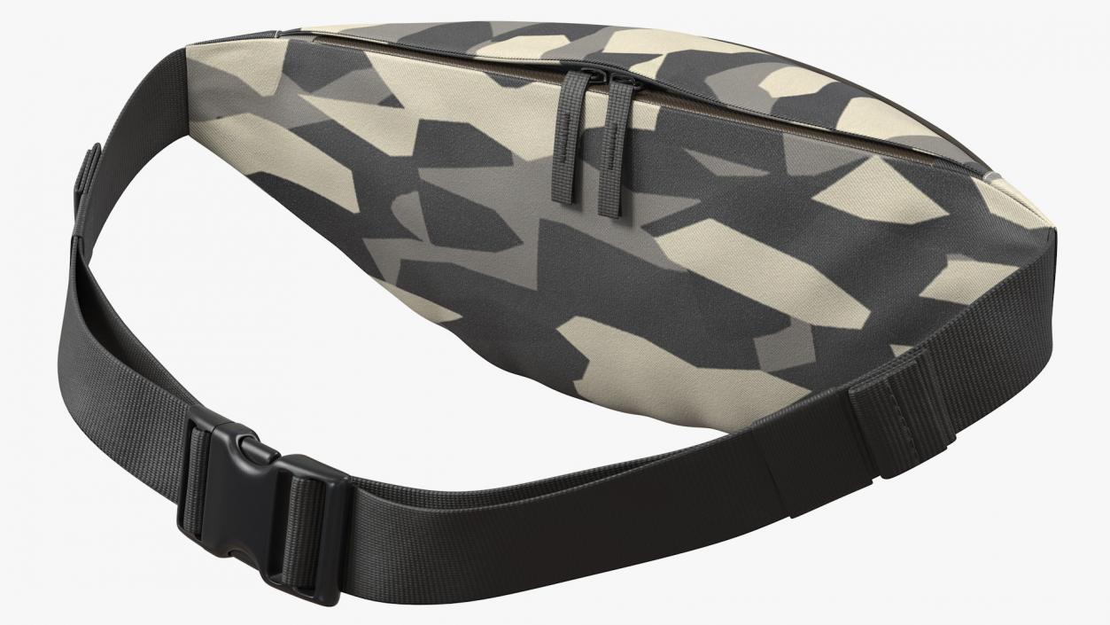 Polyester Waist Bag Camo 3D model