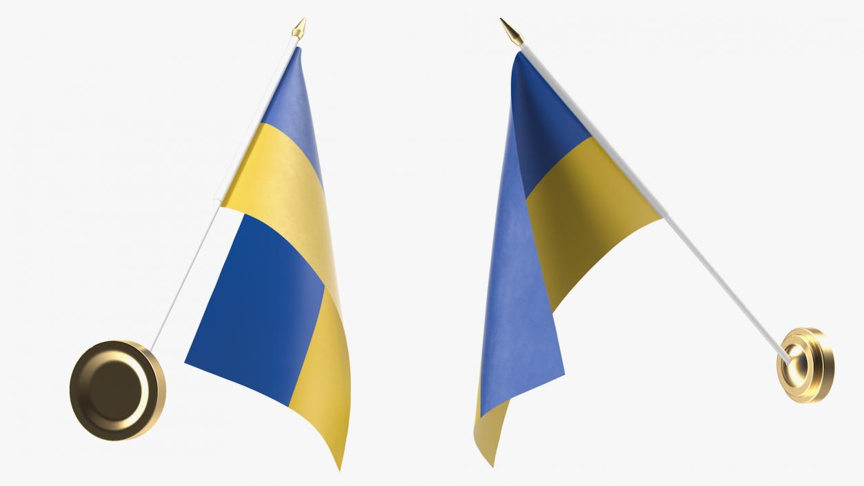 Wall Flag Ukraine 3D