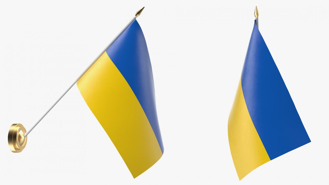 Wall Flag Ukraine 3D