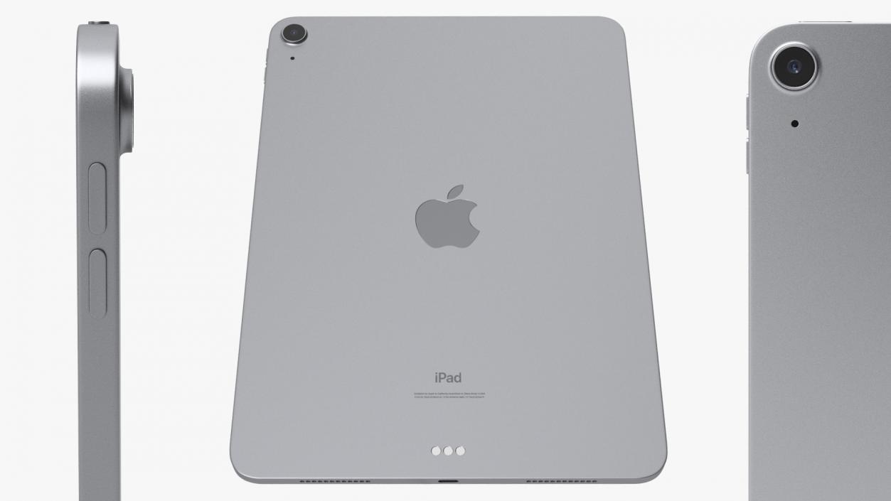 Apple iPad Air 4 2020 Space Gray 3D