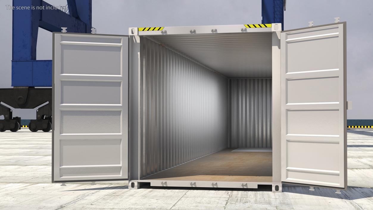 3D 40FT Opening Shipping Container