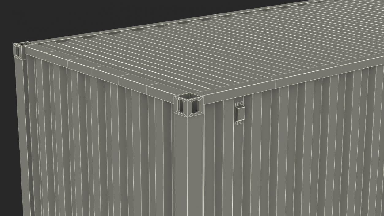 3D 40FT Opening Shipping Container