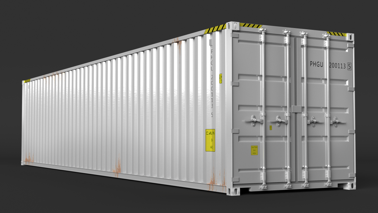 3D 40FT Opening Shipping Container