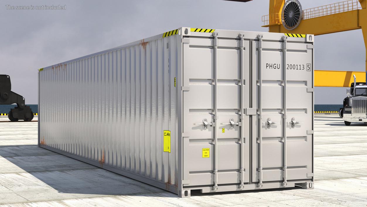 3D 40FT Opening Shipping Container