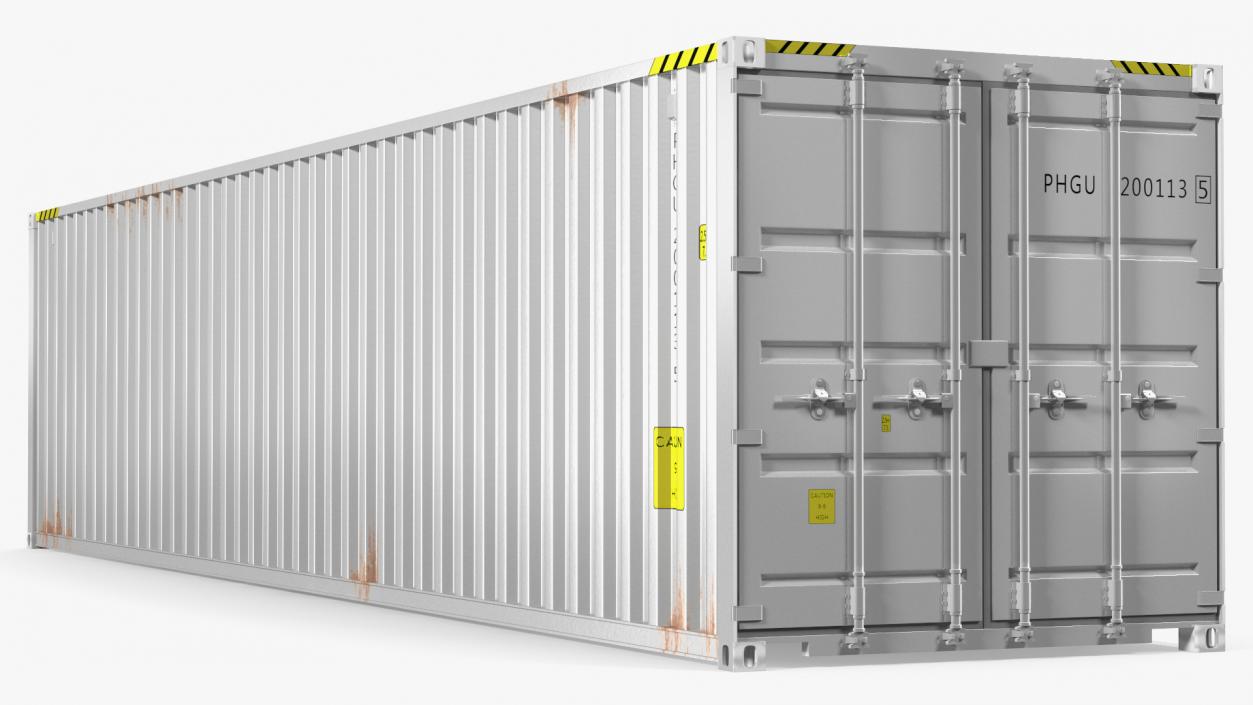 3D 40FT Opening Shipping Container