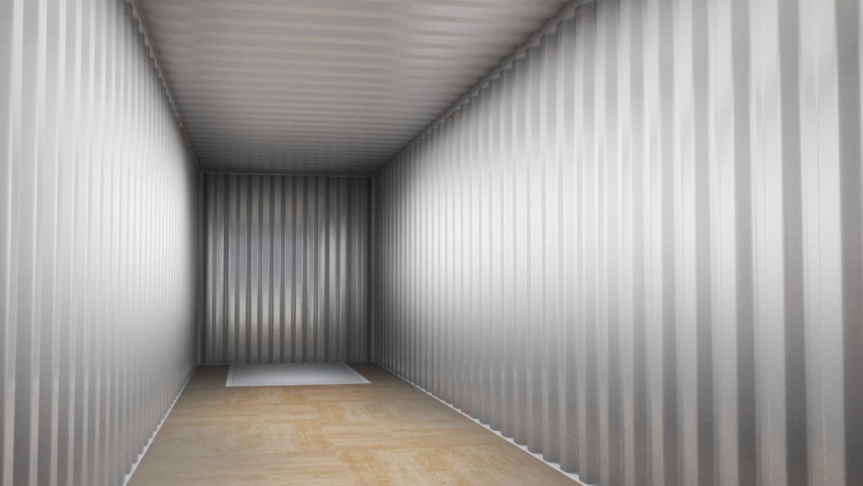 3D 40FT Opening Shipping Container