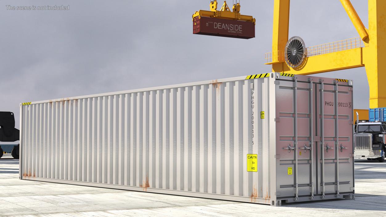 3D 40FT Opening Shipping Container