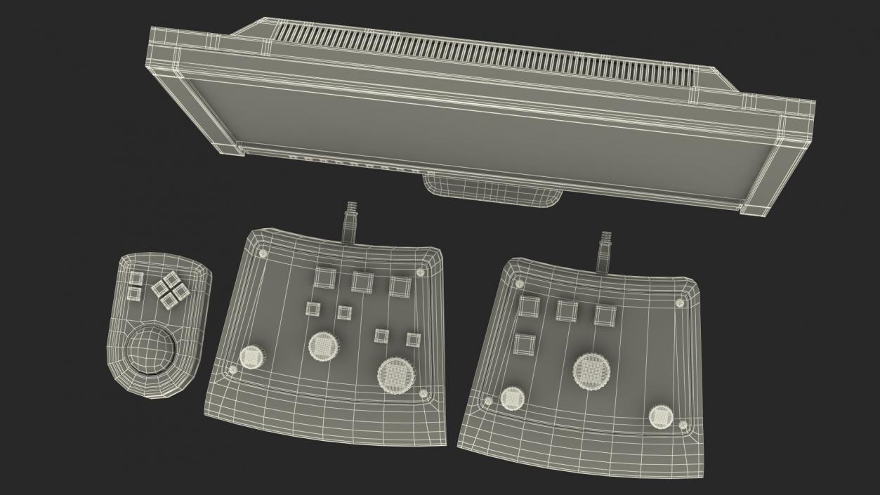 3D model Generic Electron Microscope With Monitor