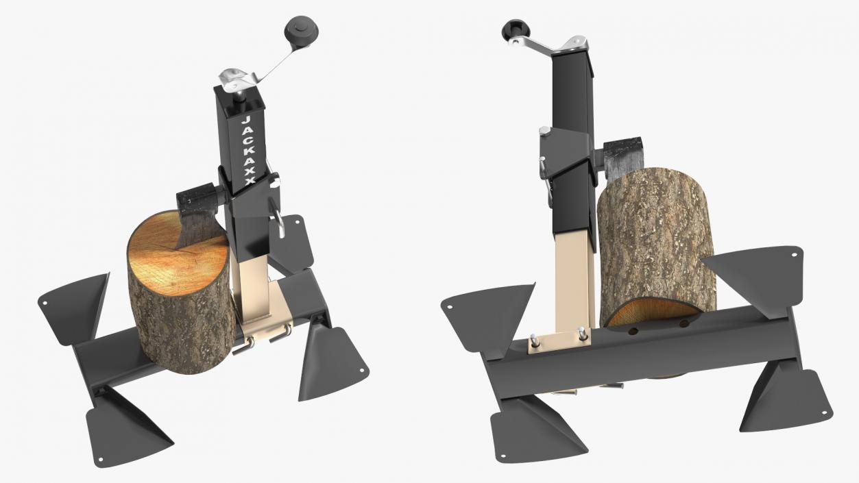 3D Hydraulic Vertical Log Splitter