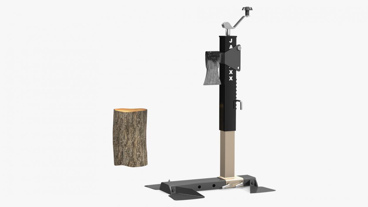 3D Hydraulic Vertical Log Splitter