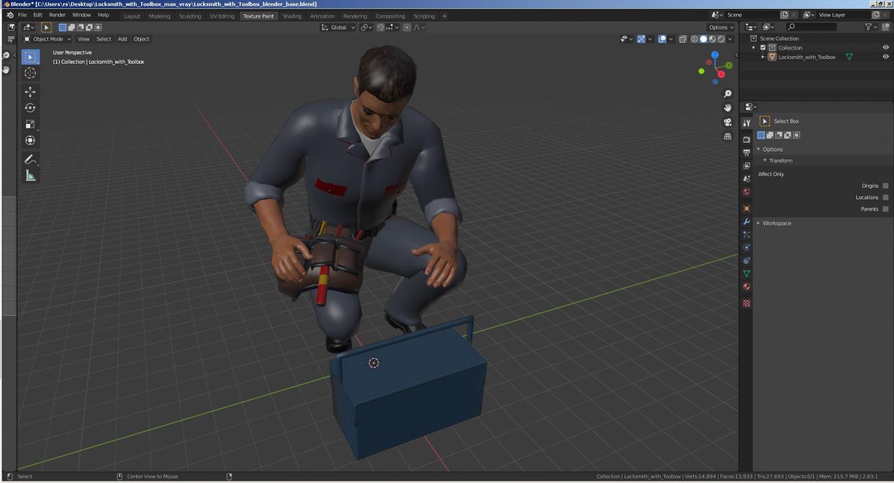 Locksmith with Toolbox 3D