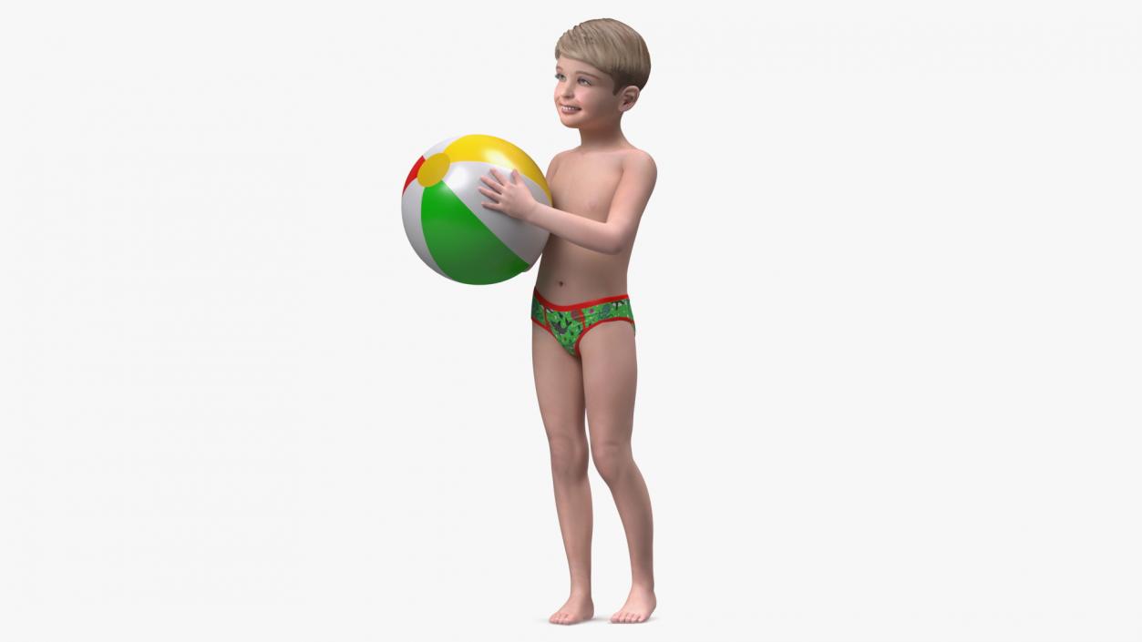 3D Child Boys Collection 2 model