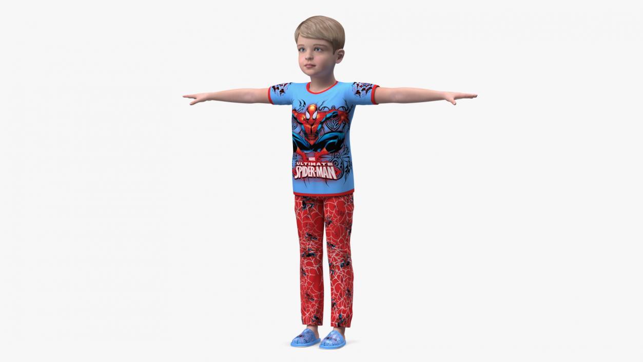 3D Child Boys Collection 2 model