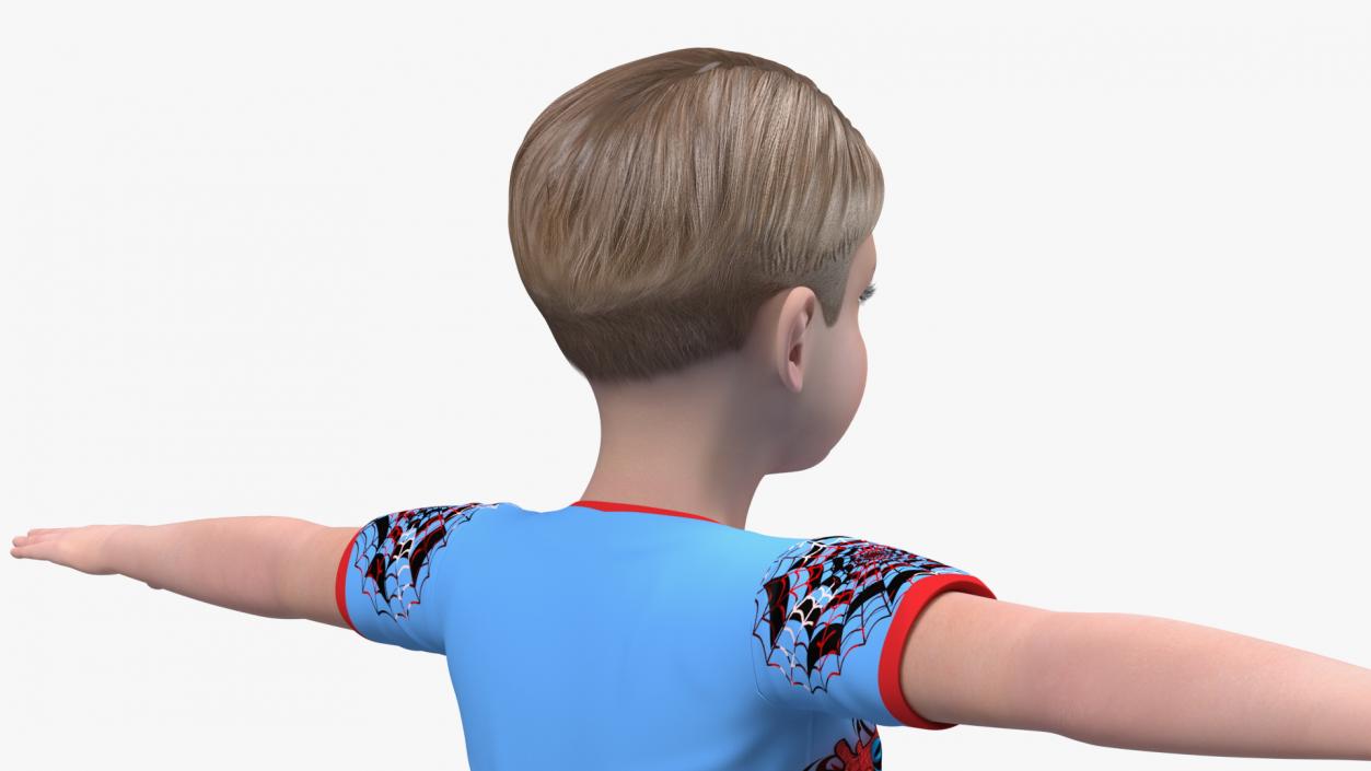 3D Child Boys Collection 2 model