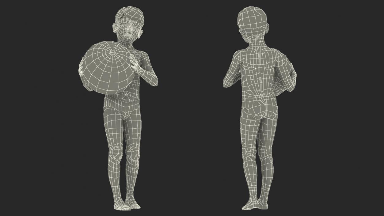 3D Child Boys Collection 2 model