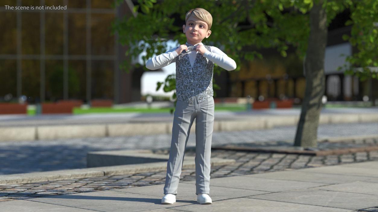 3D Child Boys Collection 2 model