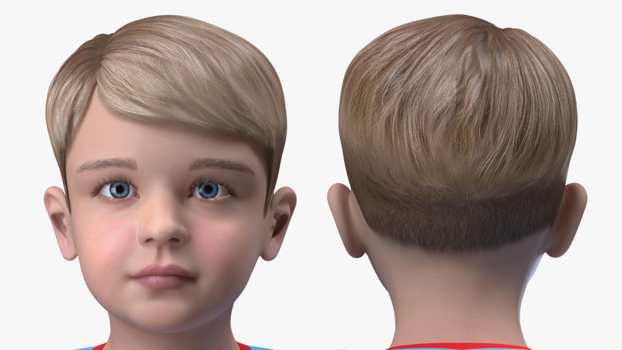 3D Child Boys Collection 2 model