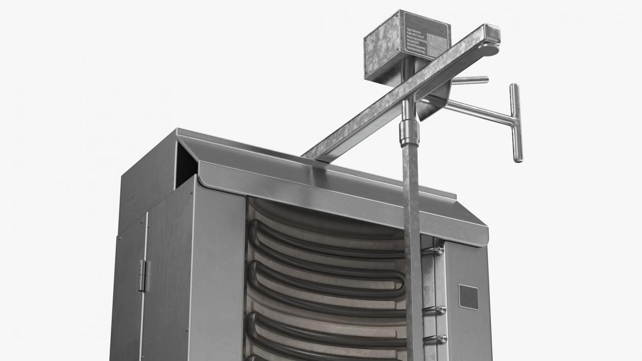 3D Vertical Rotisserie Grill For Doner Kebab