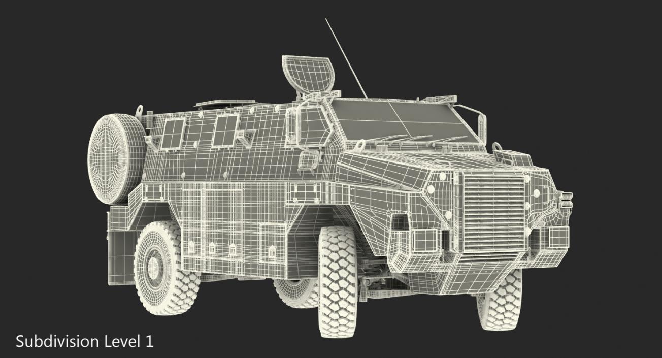 3D Bushmaster Mpv Haki Rigged