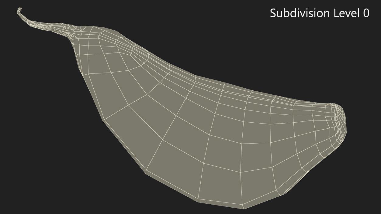 3D Clove Garlic White model