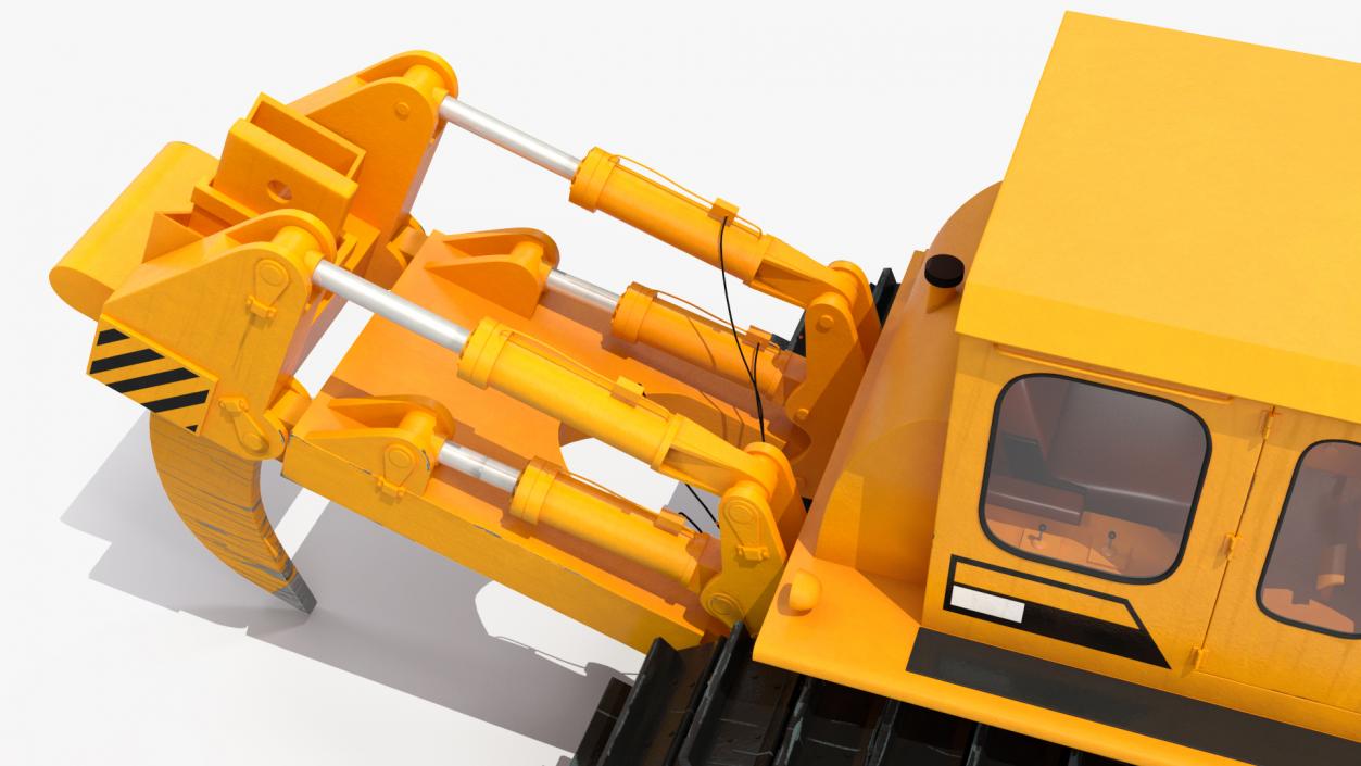 3D model Crawler Dozer Rigged