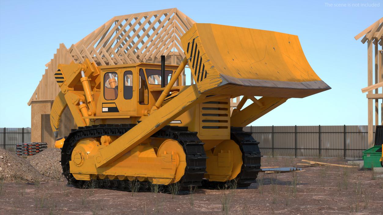 3D model Crawler Dozer Rigged