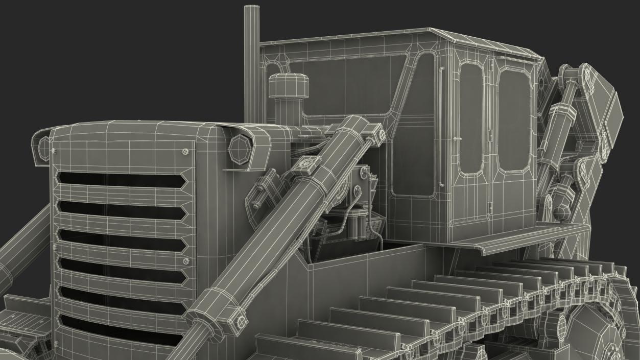 3D model Crawler Dozer Rigged