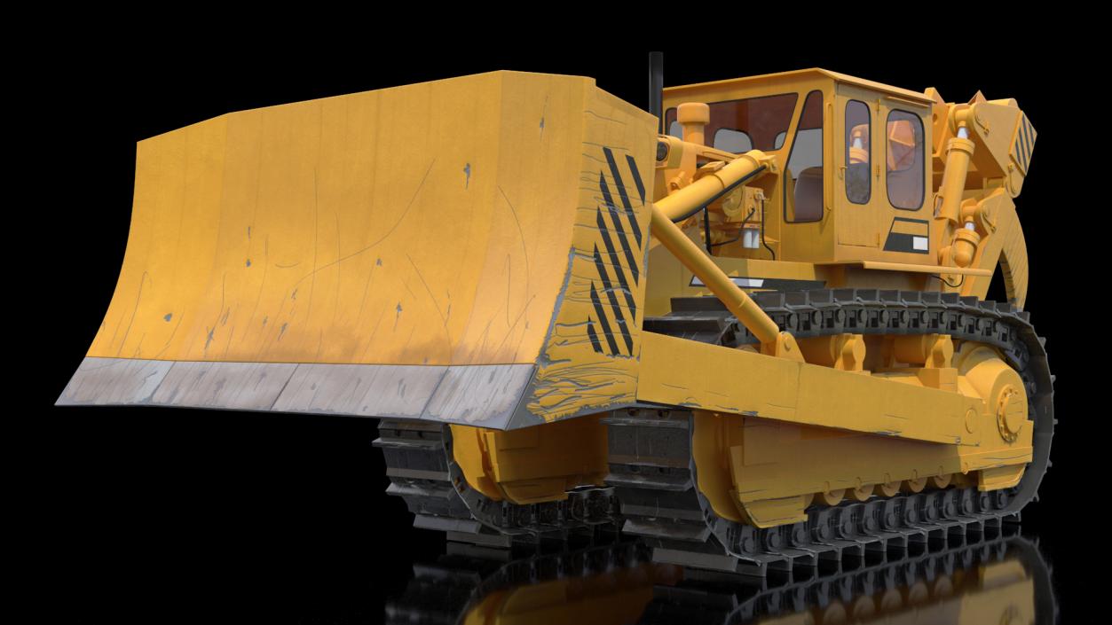 3D model Crawler Dozer Rigged