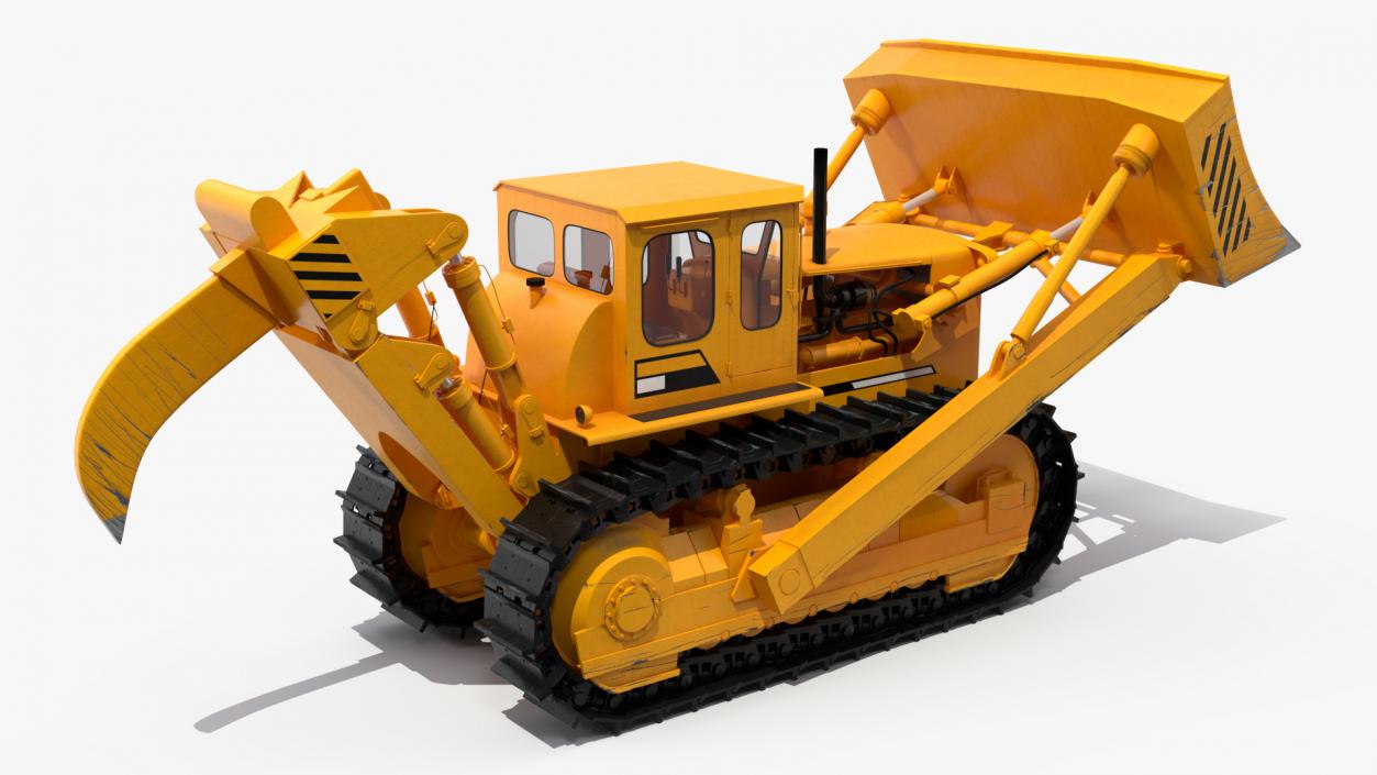 3D model Crawler Dozer Rigged