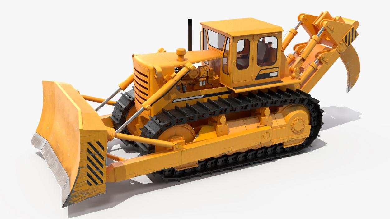 3D model Crawler Dozer Rigged