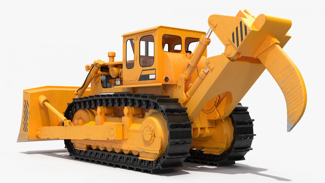 3D model Crawler Dozer Rigged