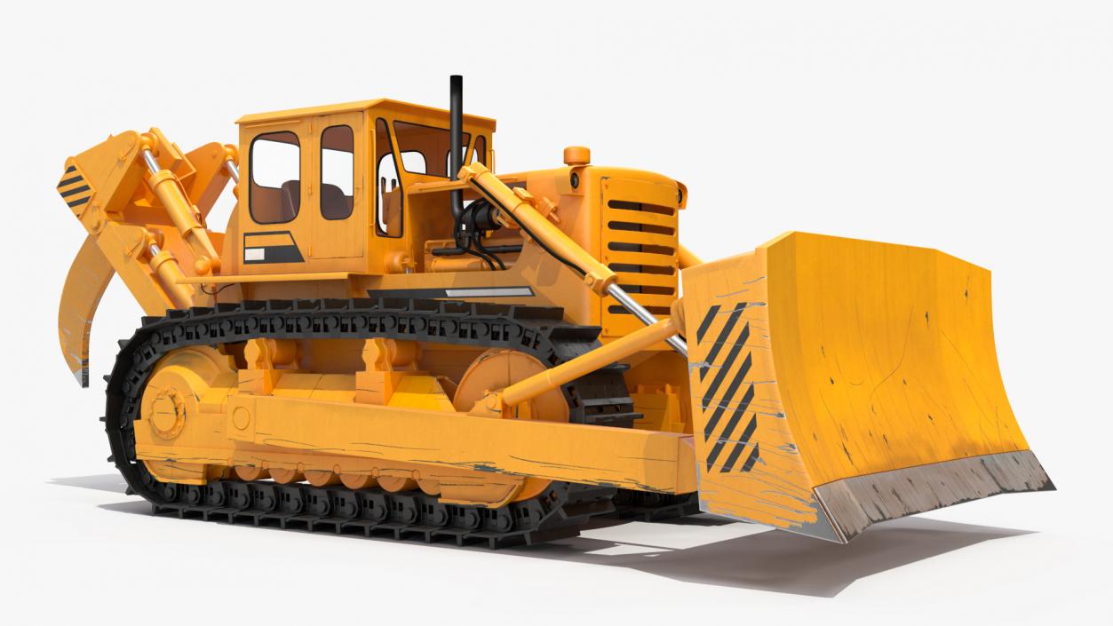 3D model Crawler Dozer Rigged