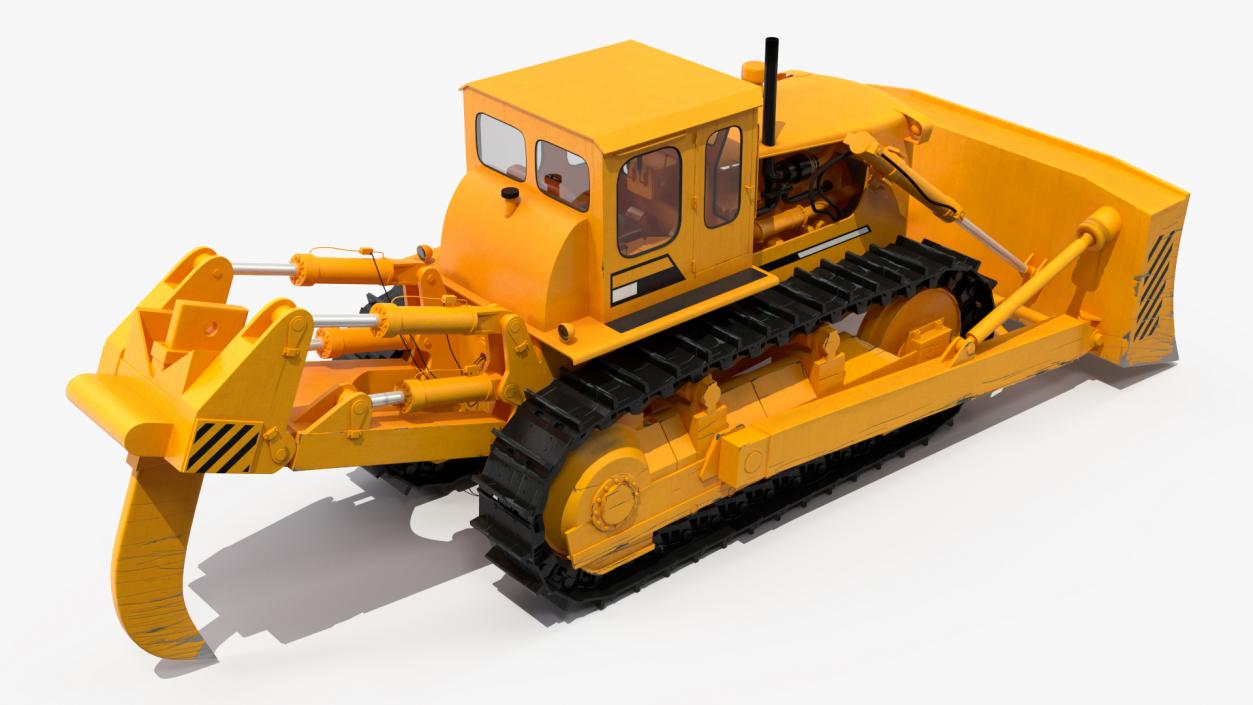 3D model Crawler Dozer Rigged