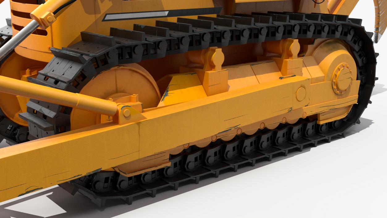 3D model Crawler Dozer Rigged