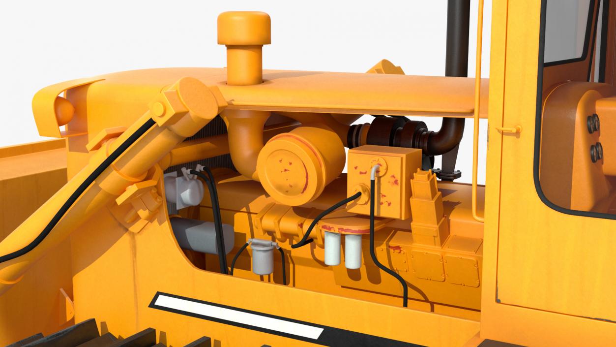 3D model Crawler Dozer Rigged