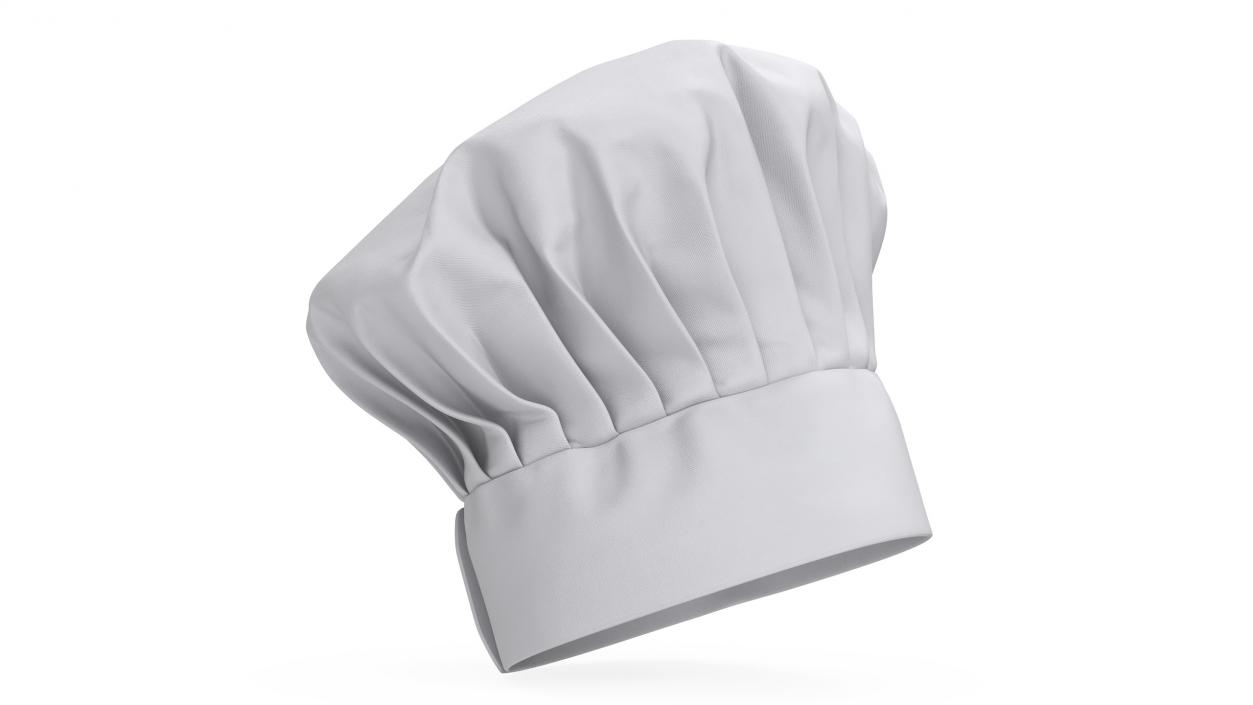 3D model White Puffy Chef Hat