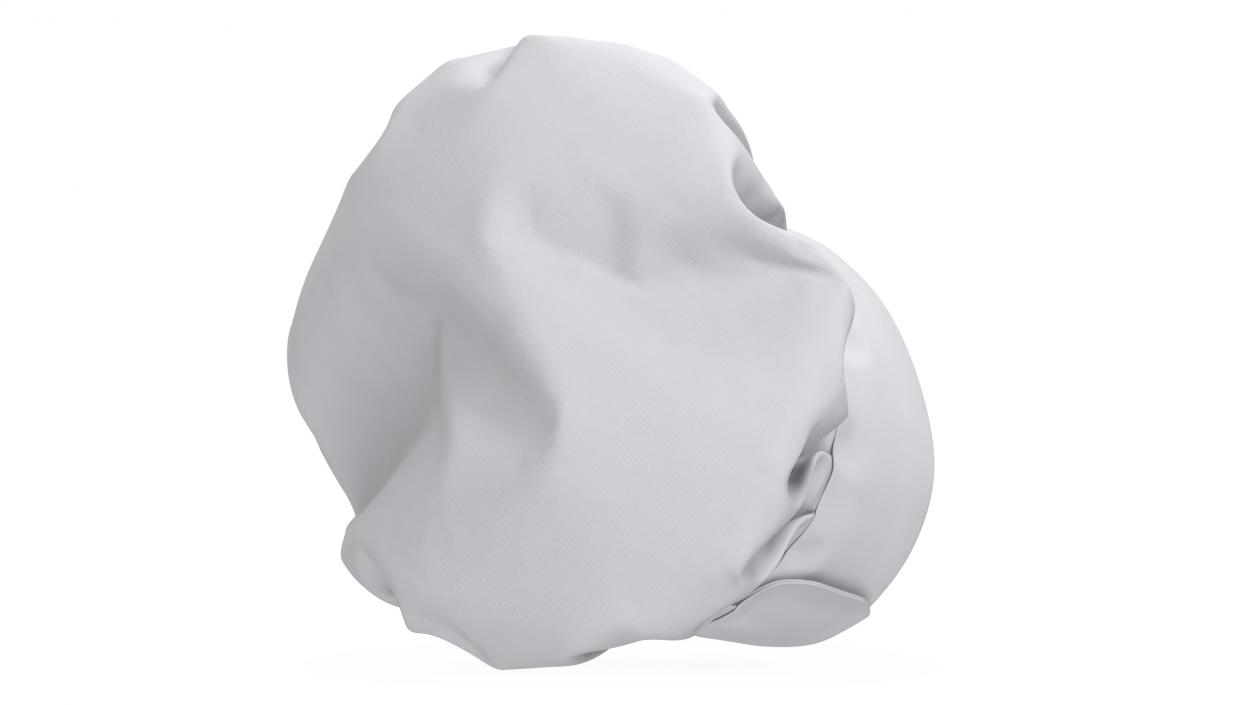 3D model White Puffy Chef Hat