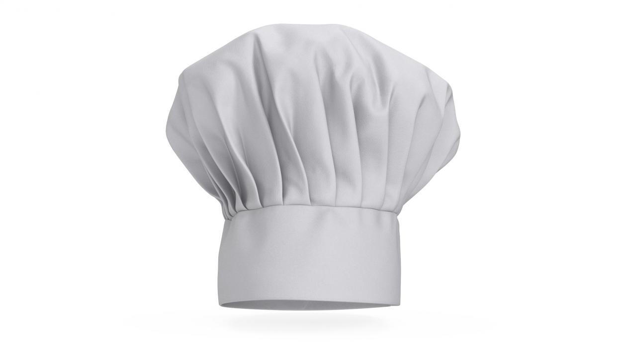 3D model White Puffy Chef Hat