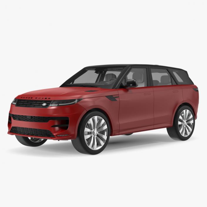 3D Range Rover Sport 2023 Red